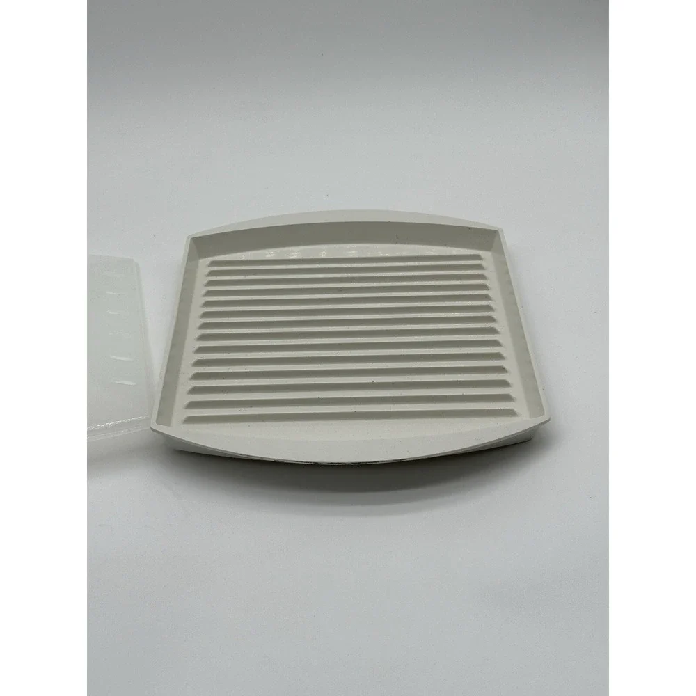 Miracle Ware Progressive International Microwave‎ Bacon Tray w/Lid 10